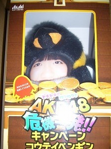 شحن مجاني AKB48×WONDA البطريق الإمبراطور يوكي كاشيواجي ليس للبيع, بضائع المشاهير, تصوير