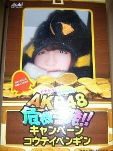 Art hand Auction Envío gratis AKB48×WONDA Pingüino Emperador Mariya Nagao No está a la venta, Artículos de celebridades, fotografía