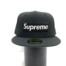 【中古】Supreme Sharpie Box Logo New Era Black 7 1/2 シュプリーム[240092270016]_画像1