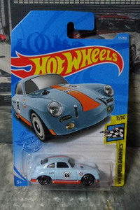 HotWheels PORSCHE 356 OUTLAW Gulf　ホットウィール ポルシェ 356 アウトロー ガルフカラー　説明文・写真ご参照　///DL