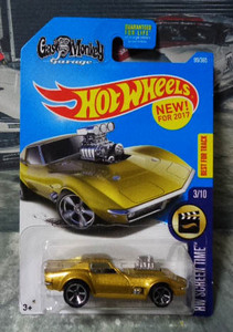 ホットウィール 1968 コルベット ガスモンキーガレージ ゴールド　HOTWHEELS '68 CORVETTE GAS MONKEY GARAGE GOLD