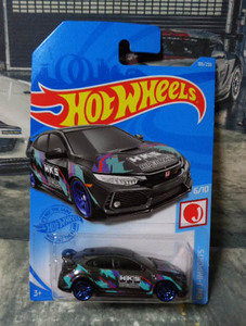 HotWheels 2018 HONDA CIVIC TYPE R HKS HIPERMAX　ホットウィール ホンダ シビック TYPE R 　　　///(004)