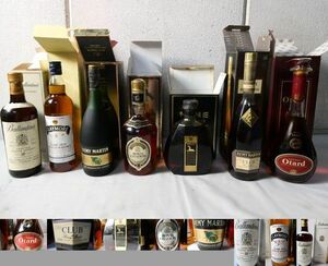 . front ⑤-13 foreign alcohol old sake storage goods large amount summarize otard/ Remy Martin / Napoleon / Chivas /ballantines/ whisky / Scotch / cognac 