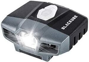 BLACKUBE 充電式 キャップライト 帽子ライトクリップ モーションセンサー 明るい 29時間点灯 釣りライ