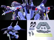 G0106完成品 1/144 HGUC メッサーラ HG 機動戦士 Zガンダム PMX000 可変 MA 大型 MS 指揮官機 ティターンズ ガンプラ パプテマス シロッコ_画像3