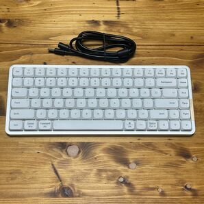 Lofree FLOW ロープロファイルメカニカルキーボード シルバーホワイト ワイヤレスキーボード Keyboard