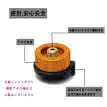 ガス缶 変換 アダプター　 OD缶からCB缶家庭用をアウトドア用に変換 キャンプ用品 変換プラグ ガスボンベ ;ZYX000025;　_画像4