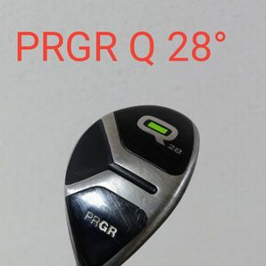 PRGR Q 28度 ユーティリティ　ヘッドカバー付