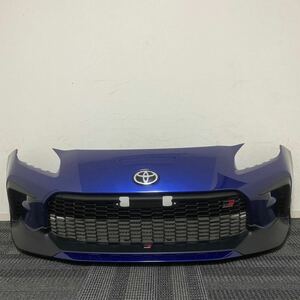 中古 美品 トヨタ ZN8 GR 86 ハチロク 純正 フロントバンパー ロアグリル 純正OP TRD フロント スポイラー WCH サファイアブルー 青 紺