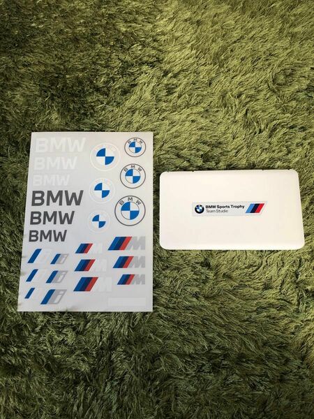 BMW関連グッズ　ステッカー&マスクケースセット