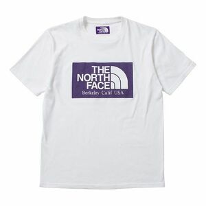 【1スタ】新品未使用 Size S THE NORTH FACE PURPLE LABEL H/S LOGO TEE NT3850N OFF WHITE ザ ノースフェイス