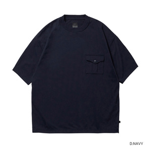 新品未使用 定価11,000円 Size M DAIWA PIER39 TECH TEE MIL POCKET CREW 半袖Tシャツ ダイワ ピア39 BE-36023 DARK NAVY