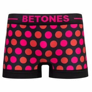 【新品未使用】BETONES ビトーンズ BUBBLE7 PINK×RED メンズ フリーサイズ ボクサーパンツ【送料無料】