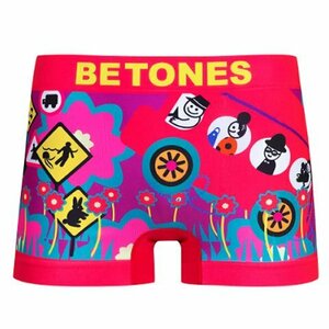【新品未使用】BETONES ビトーンズ ADVENTURE PINK メンズ フリーサイズ ボクサーパンツ【送料無料】