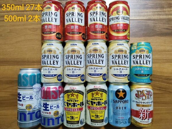 お酒まとめ売り29本 生ビール・クラフトビール 送料無料