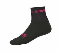 aleare-LOGO Q-SKIN Socks socks socks black full o pink S size 22SS528230165