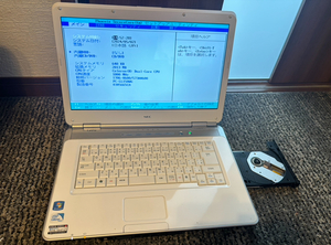 A6 1000円スタート NEC LaVie LL150/W ノートパソコン