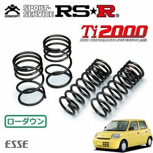 RSR Ti2000 ダウンサス 1台分セット エッセ L245S H21/4～H23/9 4WD X