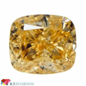 FANCY INTENSE ORANGY YELLOW 0.319ct X/RT1286/CGL