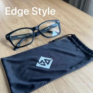 【Edge Style VINTAGE】サングラス　黒縁メガネ　度なし