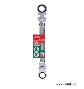 【KTC】ラチェットめがねレンチ（両頭型首振りタイプ） LMR1-1214F 新品 クリックポスト185円発送可