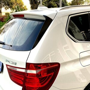 I069BMW X3 F25 2011 - 2017 車 トランク サイドウィング カバー 外装 カスタム パーツ スポイラー アクセサリー 2個