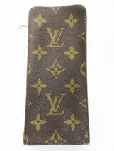 AB-1121《ルイ ヴィトン》メガネケース★モノグラム★眼鏡入れ 小物入れ 収納★VUITTON LOUIS★_画像1