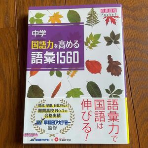 中学国語力を高める語彙１５６０ （自由自在Ｐｏｃｋｅｔ） 中学教育研究会／編著