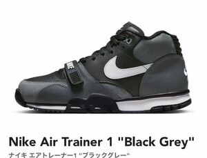 Nike Air Trainer 1 "Black Grey"ナイキ エアトレーナー1 "ブラックグレー"