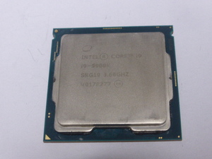 INTEL CPU Core i9 9900K 8コア16スレッド 3.60GHZ SRG19 CPUのみ 起動確認済みです