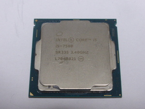  INTEL CPU Core i5 7500 4コア4スレッド 3.40GHZ SR335 CPUのみ 起動確認済みです