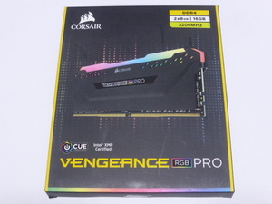 メモリ デスクトップ用 メモリ CORSAIR VENGEANCE RGB PRO DDR4-3200 PC4-25600 8GBx2枚 合計16GB CMW16GX4M2C3200C16 起動確認済みです