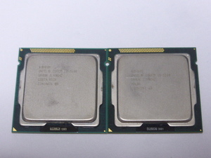 INTEL CPU Core i7 2600とCore i5 2310 2個セット CPUのみ 起動確認済です