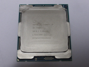 INTEL CPU Core i9 7900X 10コア20スレッド 3.30GHZ SR3L2 LGA2066 CPUのみ 起動確認済みです