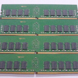 メモリ サーバーパソコン用 Samsung DDR4-2400 (PC4-19200) ECC Registered 8GBx4枚 合計32GB 起動確認済です M393A1G40DB1-CRC0Qの画像3
