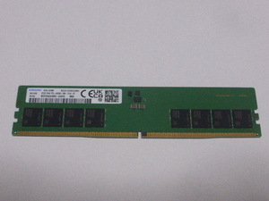 メモリ デスクトップパソコン用 Samsung DDR5-4800 PC5-38400 32GB 起動確認済みです