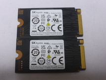 SK hynix SSD M.2 NVMe Type2242 Gen 3x4 128GB 2枚セット 正常100%判定 BC711 中古品です HFM128GD3HX015N①_画像2
