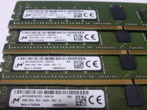 メモリ サーバーパソコン用 Micron DDR4-2933 (PC4-23400) ECC Registered 16GBx4枚 合計64GB 起動確認済です MTA18ASF2G72PZ-2G9E1UI②_画像2