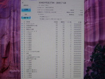 KIOXIA SSD KHK6YRSE3T84 SATA 2.5inch 3.84TB(3840GB) 電源投入回数30回 使用時間186時間 正常判定 本体のみ ラベル欠品 中古品です④_画像3