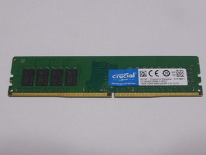 メモリ デスクトップパソコン用 Crucial DDR4-2666 PC4-21300 16GB 起動確認済みです