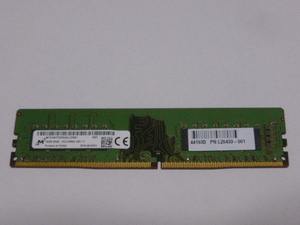 メモリ デスクトップパソコン用 Micron DDR4-2666 PC4-21300 16GB 起動確認済みです
