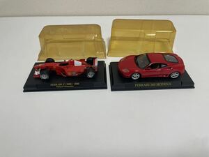 ミニカーコレクション フェラーリ360MODENA フェラーリＦ1 2000 ２台セット