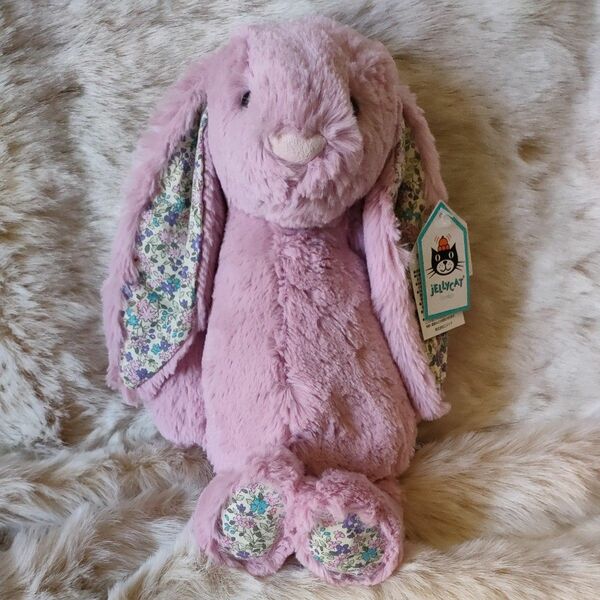 JELLYCAT BASHFUL BLOSSOM Tulip Bunny Medium ぬいぐるみ ジェリーキャット バシュフル