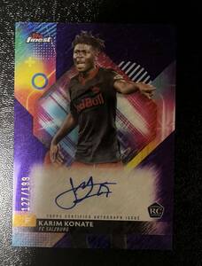 127/199 KARIM KONATE 「RC」TOPPS 2023-24 FINEST UEFA CLUB COMPETITION