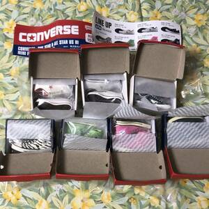 送料無 CONVERSE MINI FIGURE COLLECTION 全7種set ガチャ/ONE STAR/ALL STAR US HI/コンバース/靴/