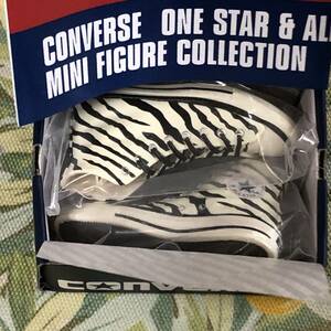 送料無 ALL STAR US HI ゼブラ CONVERSE MINI FIGURE COLLECTION ガチャ/ONE STAR/ALL STAR US HI/コンバース/靴/