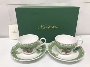 Noritake ノリタケ 碗皿ペアーセット カップ ソーサー コーヒーカップ　未使用　保管品