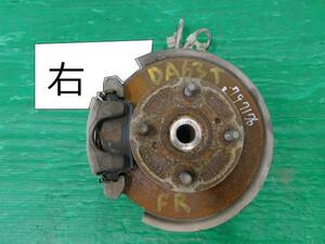 キャリィ EBD-DA63T 右FナックルハブASSY KCエアコンパワステ 4WD K6A 26U 45111-78AC0/43420-76811