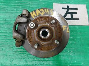 アルト DBA-HA24S 左FナックルハブASSY G2 4WD K6A ZCN 45150-58810 43420-85800 55102-73H02