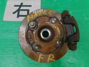 アルト DBA-HA25S 右FナックルハブASSY F K6A ZEL 45110-70800 43420-85800 55101-73H02